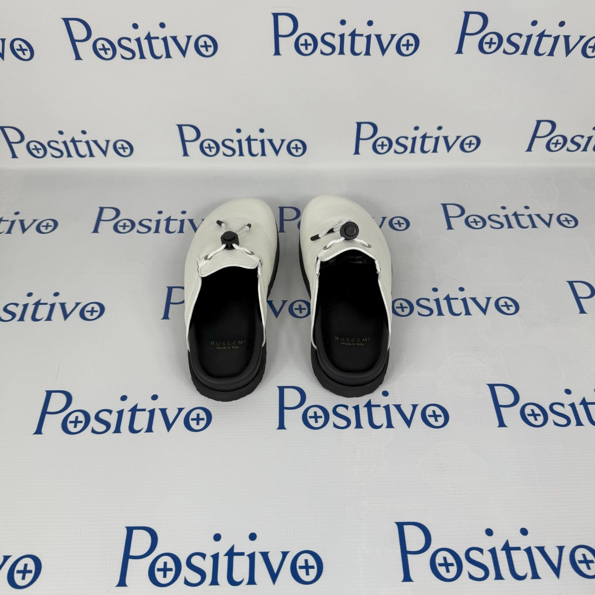 Sandal Slippers Buscemi Mens Pietro New Alce White Leather Slippers