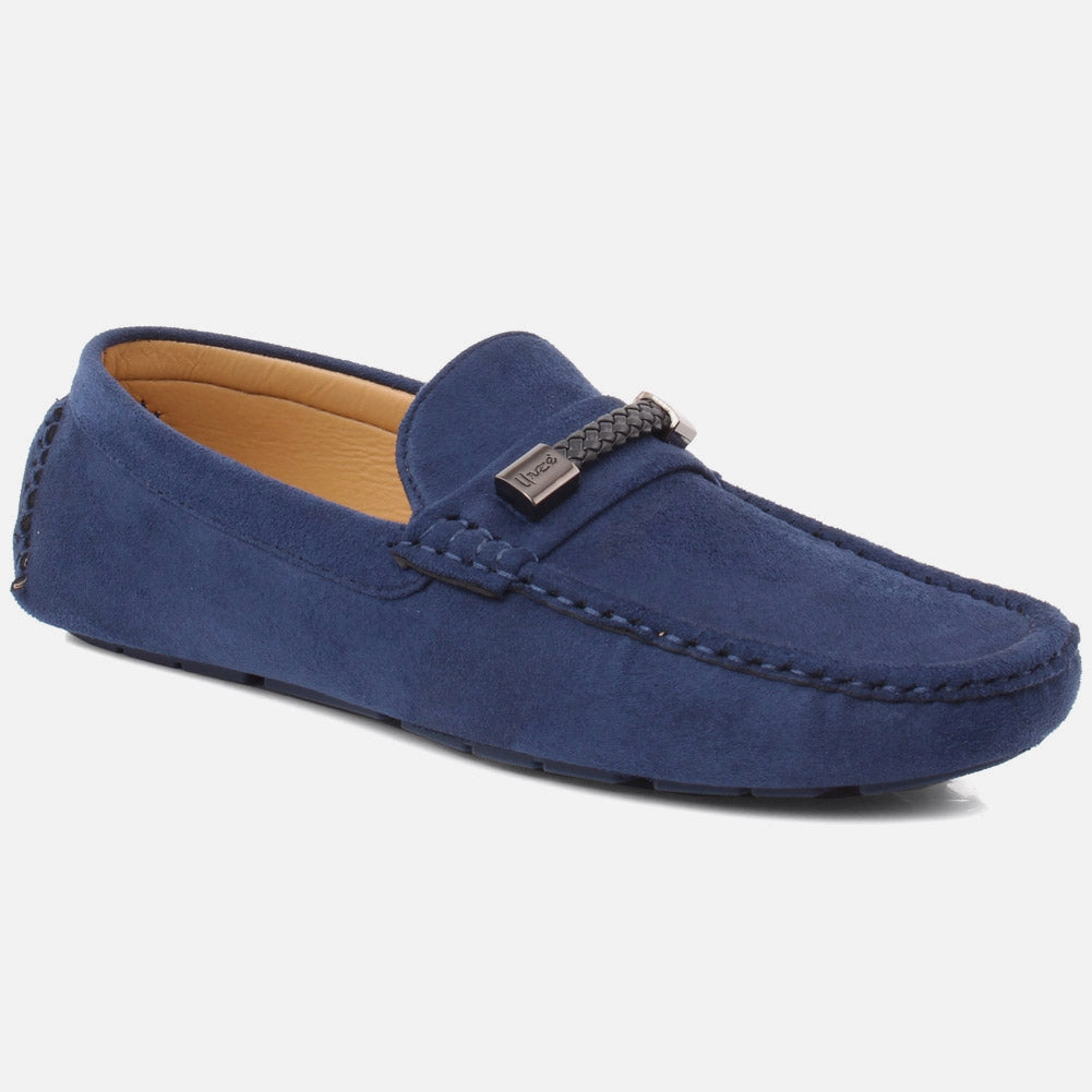Men MARTIN Suede Round Toe Detailed Casual Loafer Shoes Shoes Smart Casual