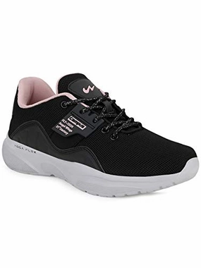 41 Road Running Shoes Campus Women's Claire BLK/Peach Running Shoes -7 UK/India