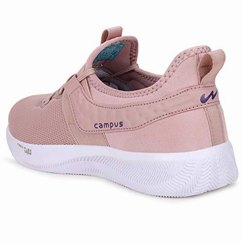 Campus Women's Sherry Peach/PRPL Running Shoes 7-UK Best Running Barefoot Shoes