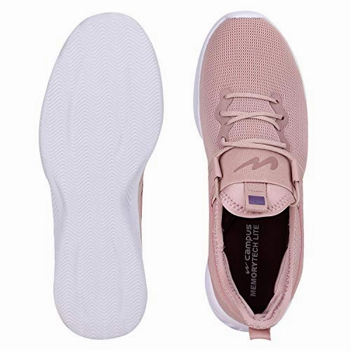Campus Women's Sherry Peach/PRPL Running Shoes 7-UK Running Shoes Of