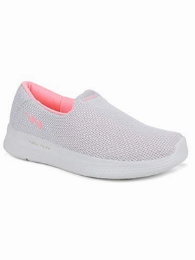 Campus Women's Zoe Plus L.Gry/B.Pink Running Shoes -4 UK/India Sporting Goods Running Shoes