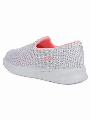 Campus Women's Zoe Plus L.Gry/B.Pink Running Shoes -4 UK/India Pace Team Running Shoes