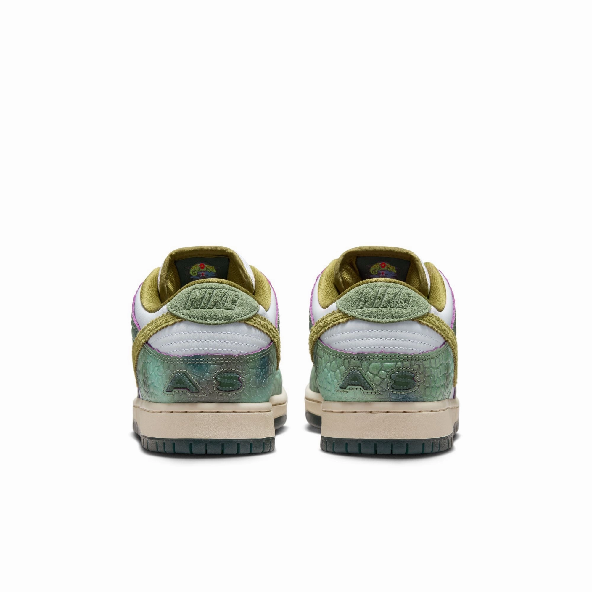 Nike Shoes That Look Like Asics NIKE SB DUNK LOW PRO "CHAMELEON" OIL GREEN/DESERT MOSS-WHITE