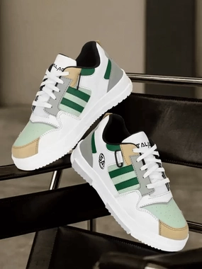 Buffalo Sneakers Casual Shoes for Men Sneakers For Men  (White) (Size 10)