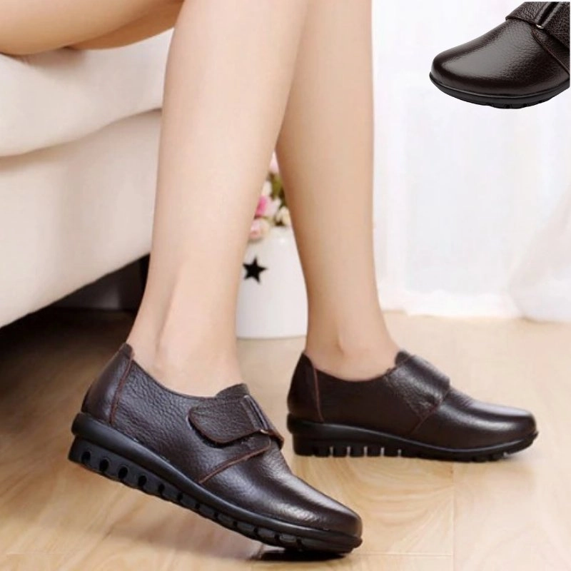 Loafers Holiday Casual Women's Genuine Leather Shoes for Bunions