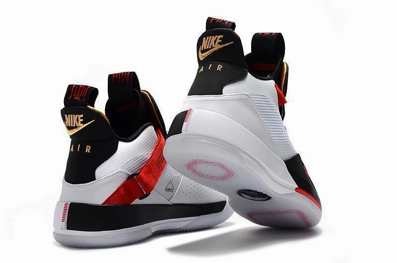 Best Asics Shoes 2023 Nike Air Jordan 33 White Black Red Men Shoes Sale Size US 7-12