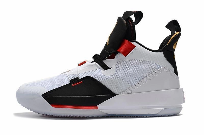 Nike Air Jordan 33 White Black Red Men Shoes Sale Size US 7-12 Asics Solution Tennis Shoes
