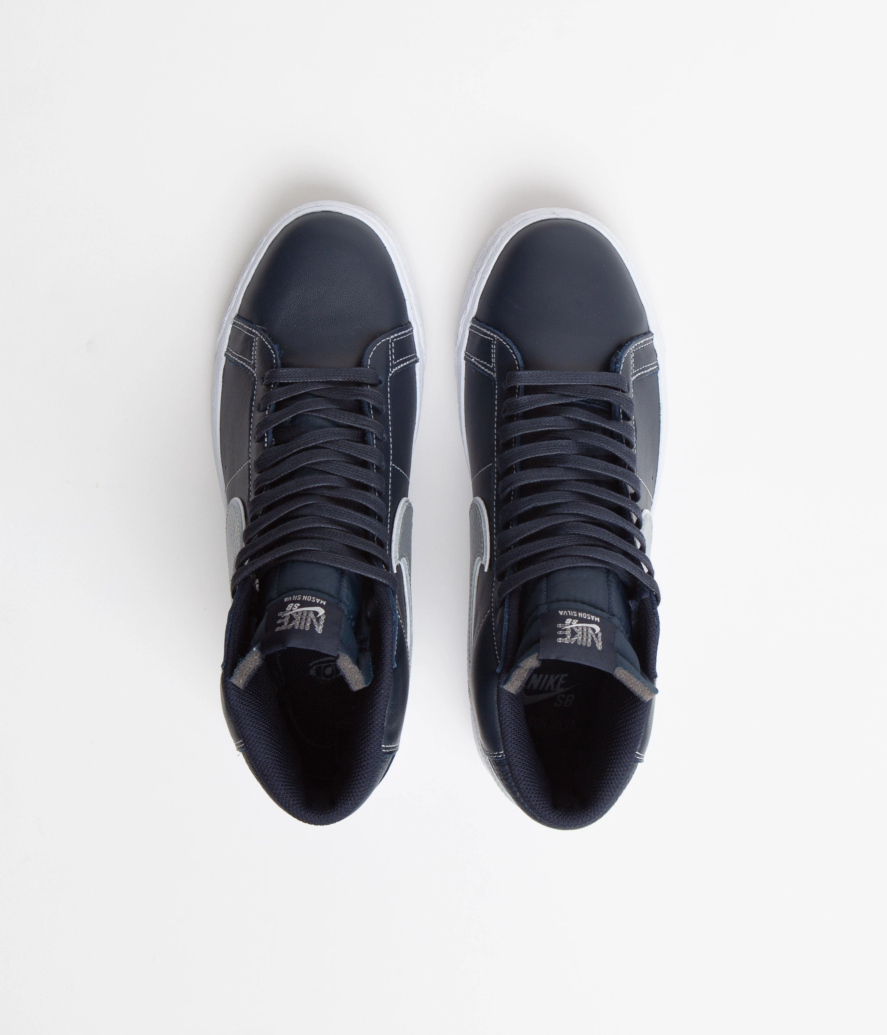 Asics Gel Kayano Trainer Shoes Nike SB Blazer Mid Shoes - Blackened Blue / Wolf Grey - Blackened Blue