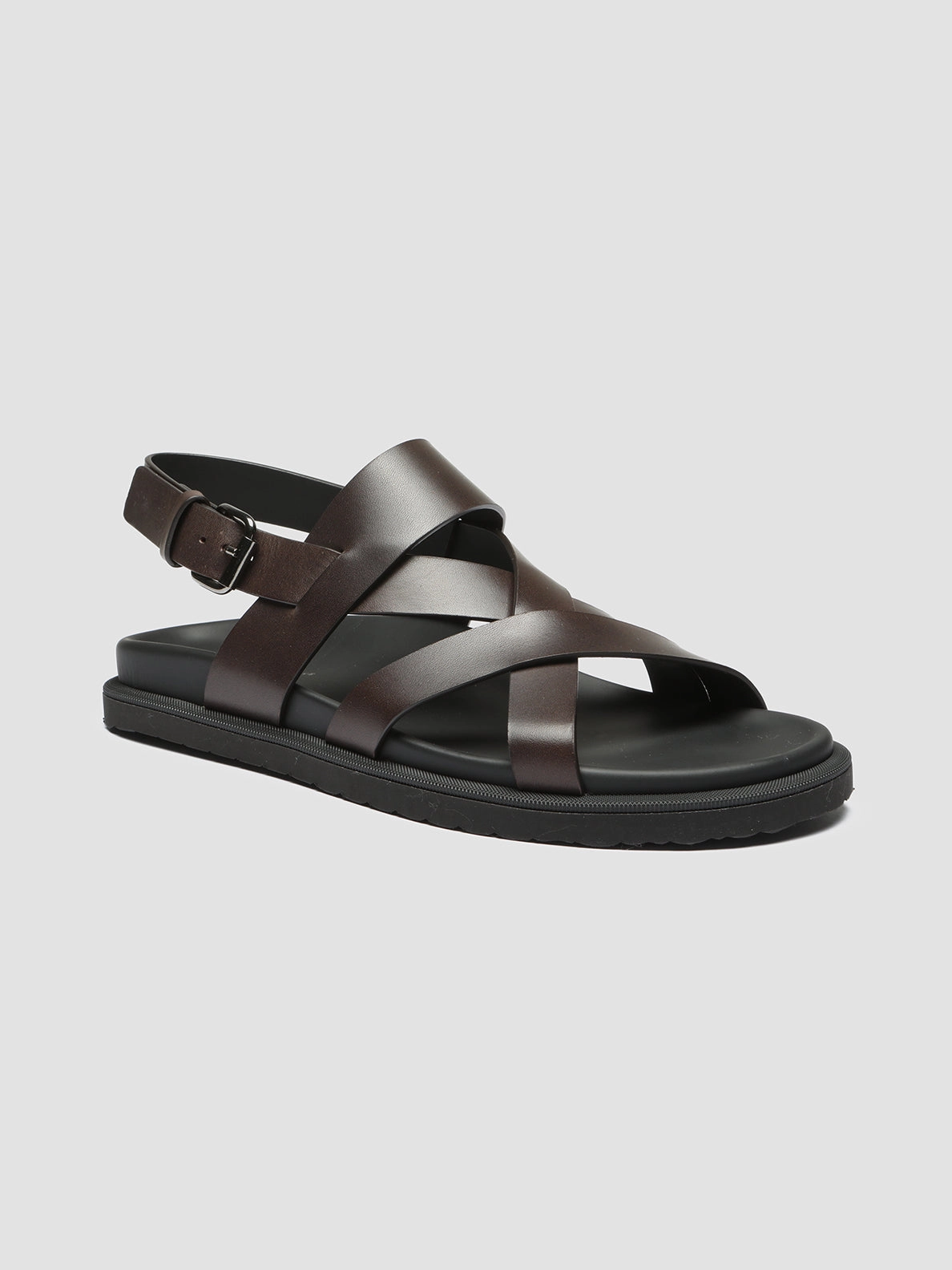 Tabi Leather Sandals CHARRAT 002 - Brown Leather Sandals