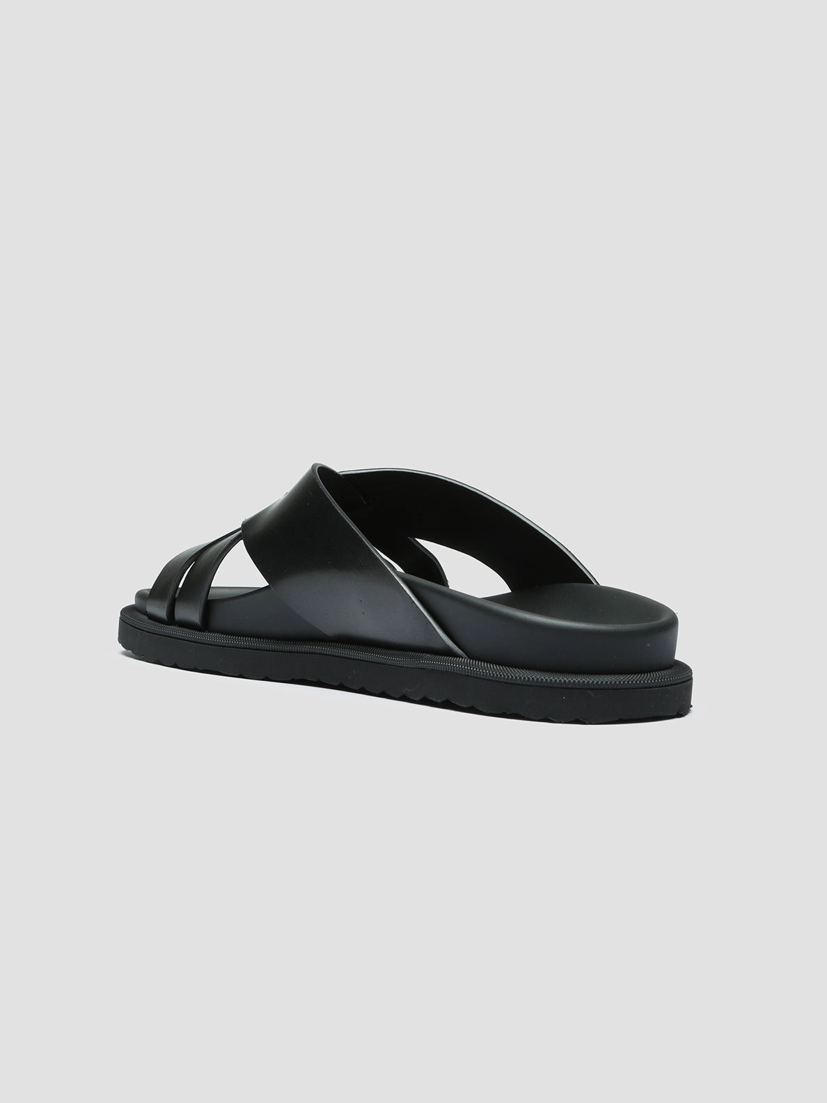 As Sandals CHARRAT 003 - Black Leather Sandals