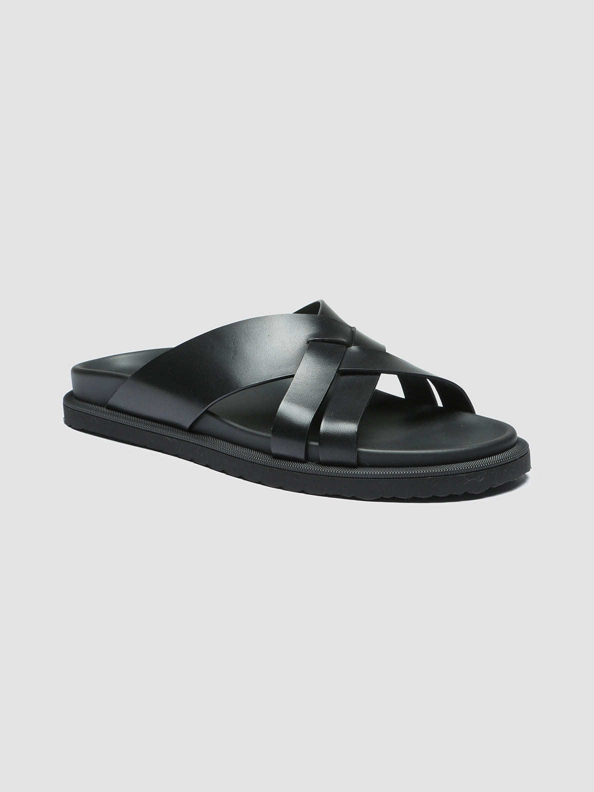 Great Walking Sandals CHARRAT 003 - Black Leather Sandals