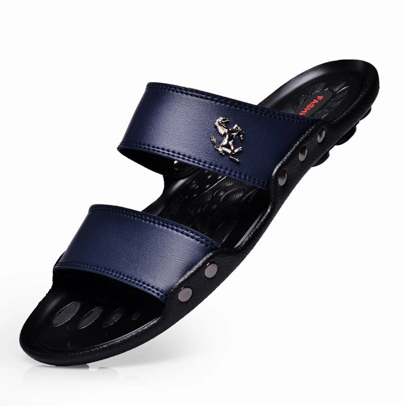 Slippers Philippines Casual Famous Brand Men Sandals Shoes Slippers Summer Flip Flops Beach Men Shoes Leather