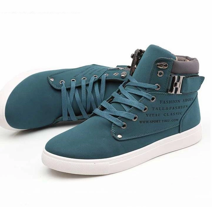 Walking Casual Shoes Hot Men Shoes Sapatos Tenis Masculino Male Fashion Spring Autumn Leather Shoe For Men Casual High Top Shoes Canvas Sneakers