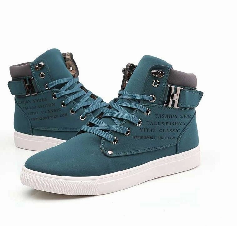 Business Shoe Hot Men Shoes Sapatos Tenis Masculino Male Fashion Spring Autumn Leather Shoe For Men Casual High Top Shoes Canvas Sneakers