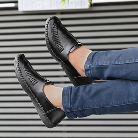 Above The Ground Loafers Loafers for Men Black Formal Synthetic Leather Loafer