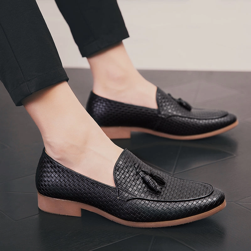 Tuxedo And Loafers Leather Loafers Men Shoes Breathable Formal Shoes