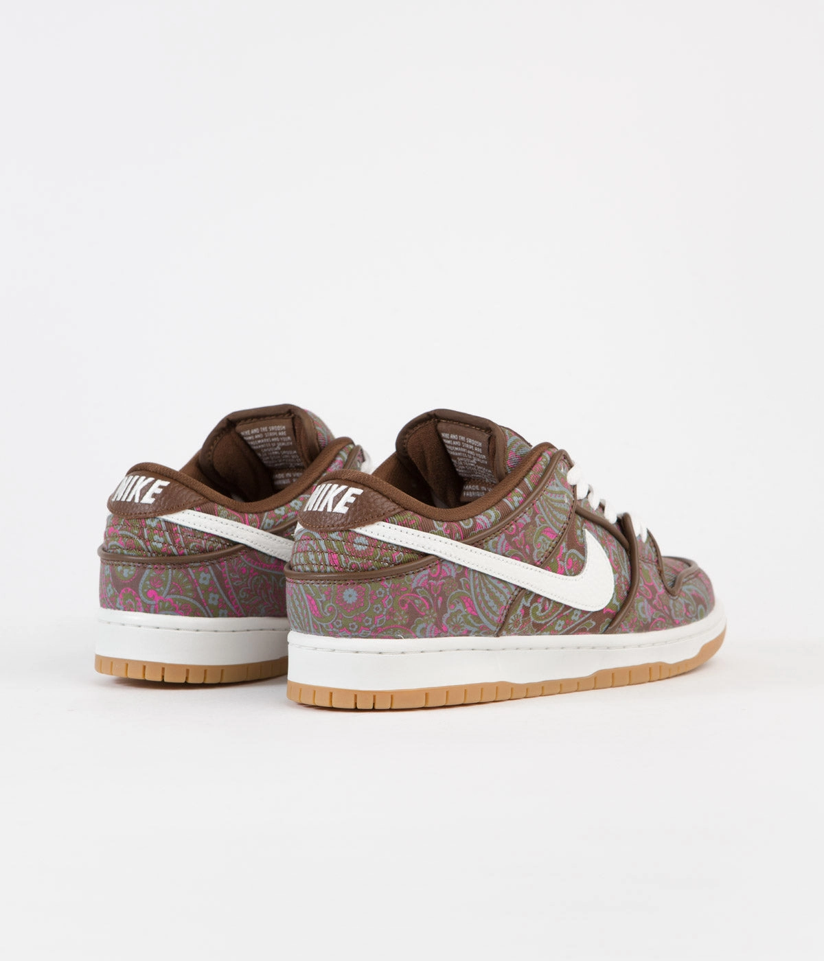Nike SB Dunk Low Pro Premium 'Paisley' Shoes - Cacao Wow / Summit White - Rough Green Asics Competition Running Shoes