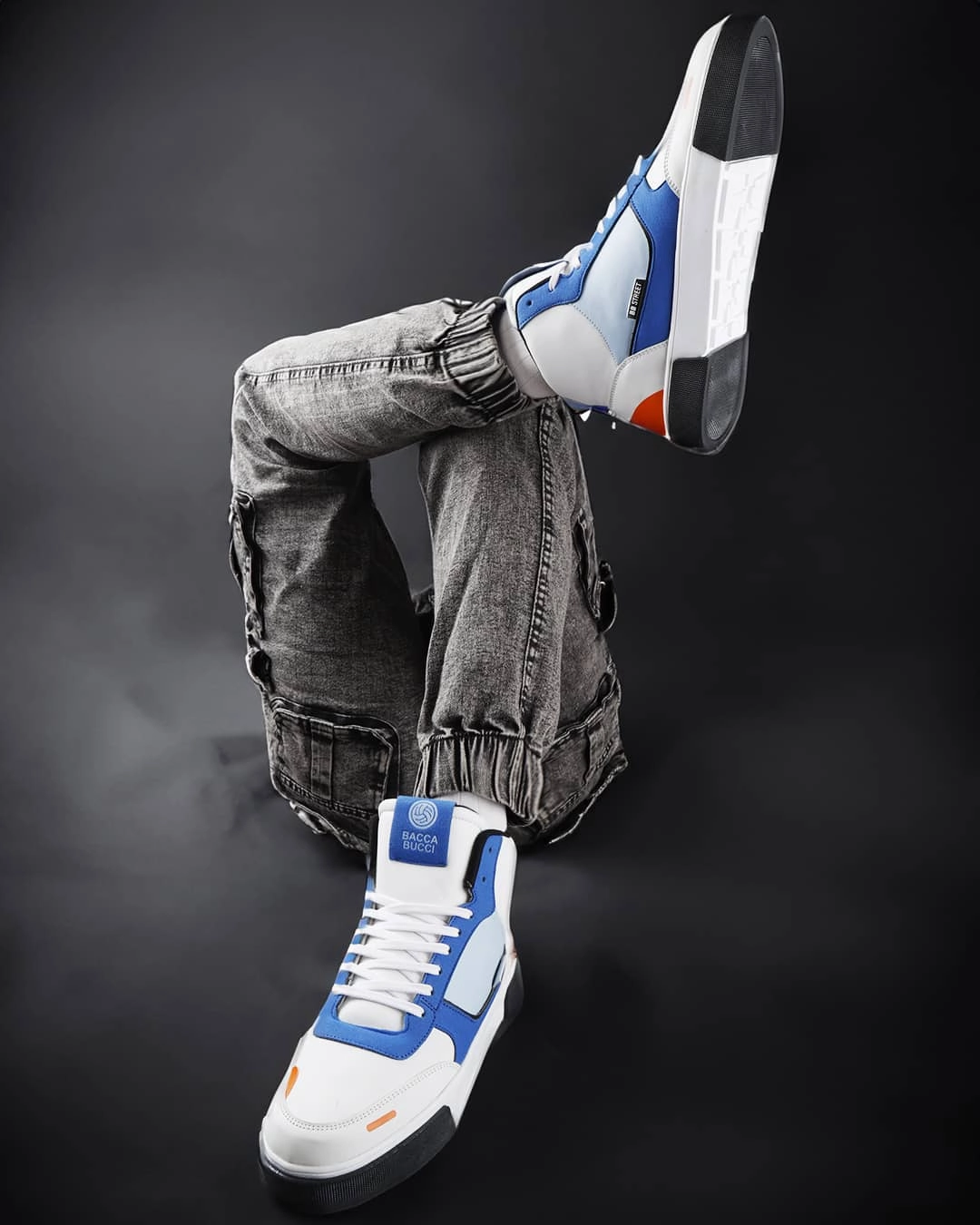 Bacca Bucci High-top SKYLINE SOARER Men's Sneakers - Gen Z Style Elevation Capezio Dance Sneakers