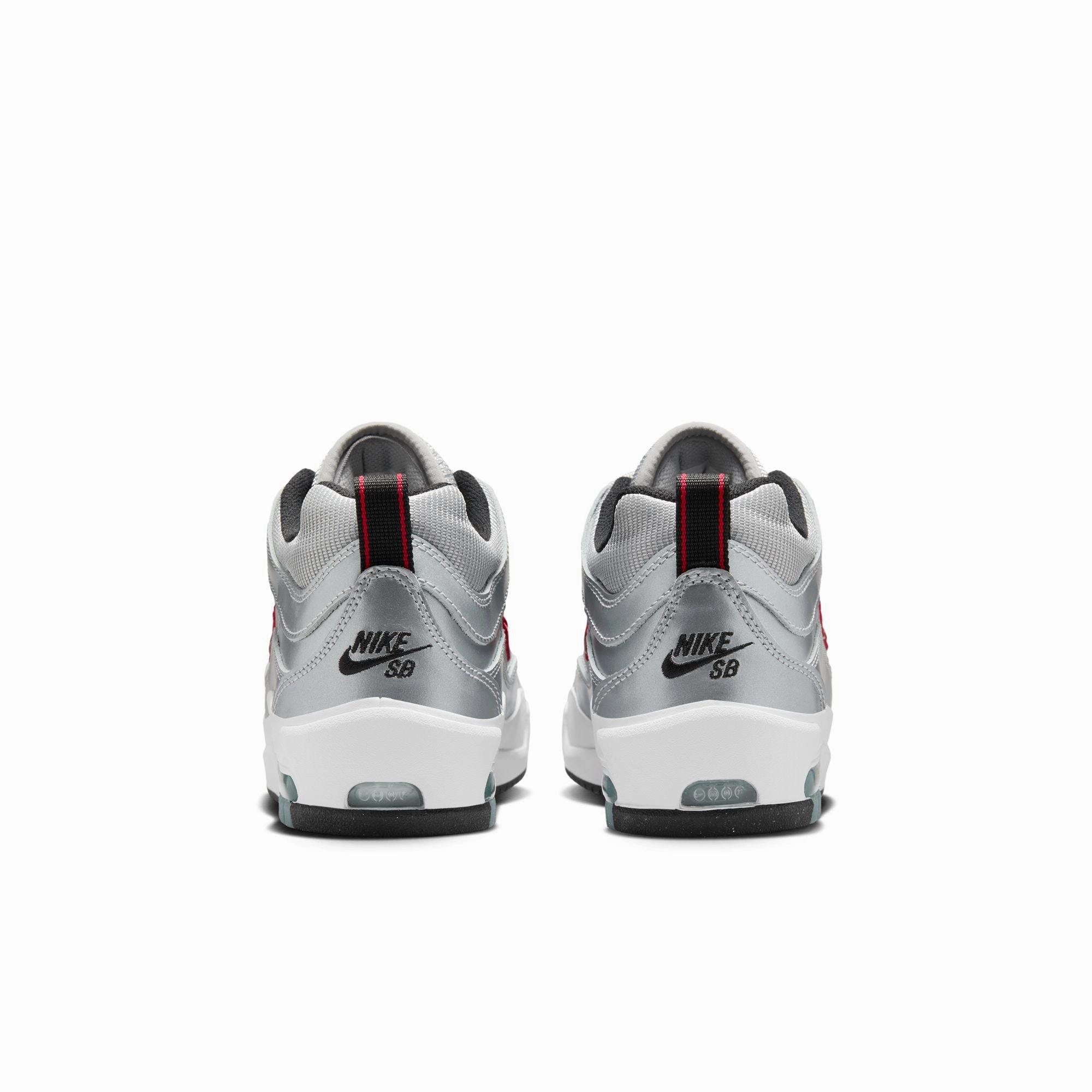 Nike SB Air Max Ishod Premium "Silver Bullet" - Metallic Silver/Varsity Red Asics Nitrofuze 2 Running Shoes