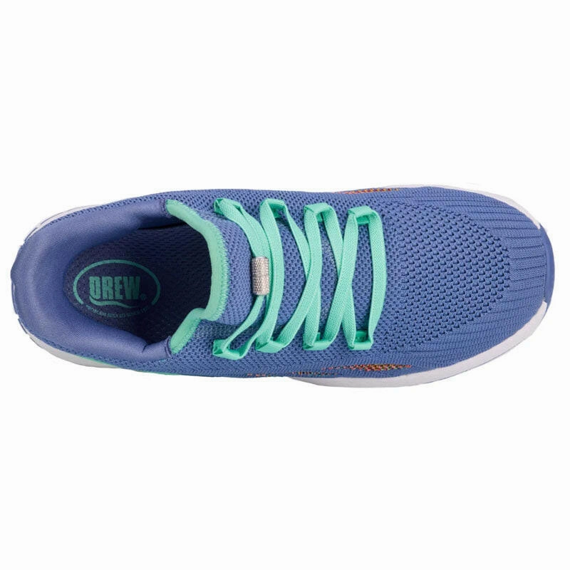 Drew Halo Women's Step-In Sneaker - Blue Mesh Combo Mozo Sneakers
