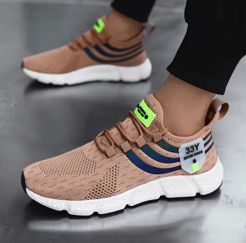 Luxury Sport Shoes for Men  Breathable Casual Sneakers for Summer Running & Walking Skechers Leather Sneakers