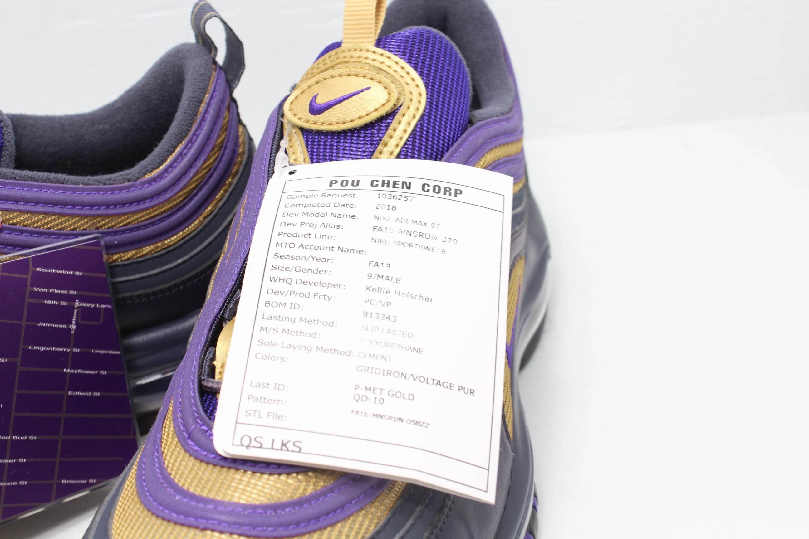 Upcoming Asics Shoes Nike Air Max 97 Plus City Pride Houston Sample