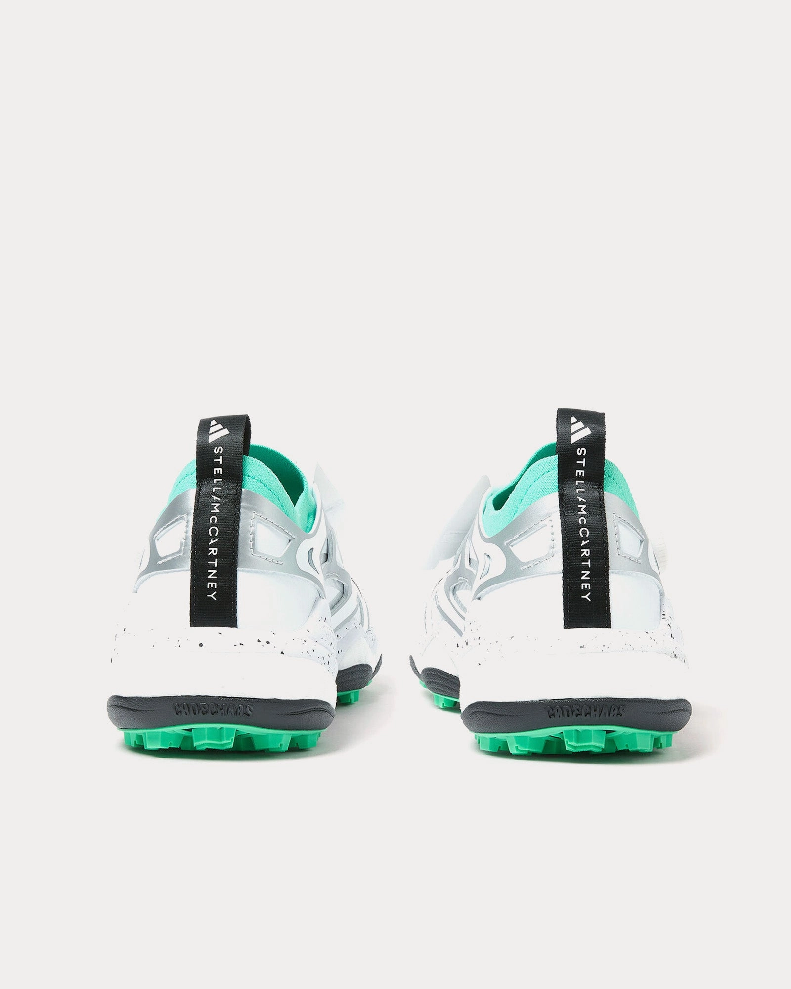 Codechaos White / Bright Green / Silver Golf Shoes Recycled Plastic Adidas Shoes