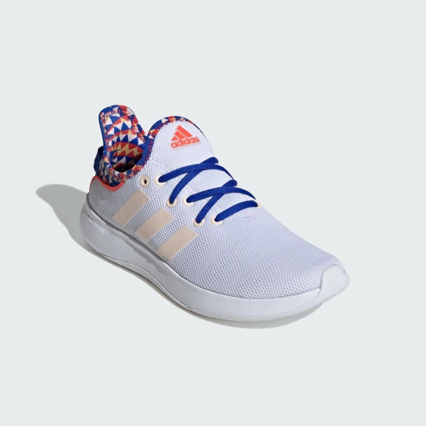 Adidas Pronation Shoes Adidas Women's Lifestyle "Cloudform Pure" Sneakers - Cloud White / Bliss Orange / Bright Red