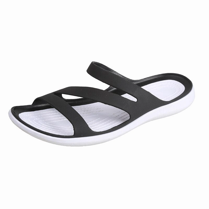 Wild Pair Clove Platform Slide Sandals Dosreal Women Slippers Summer 2020 Women Slides Home Fashion Jelly Shoes Female Soft Sole Slip On Women Sandals Flat Casual Shoe