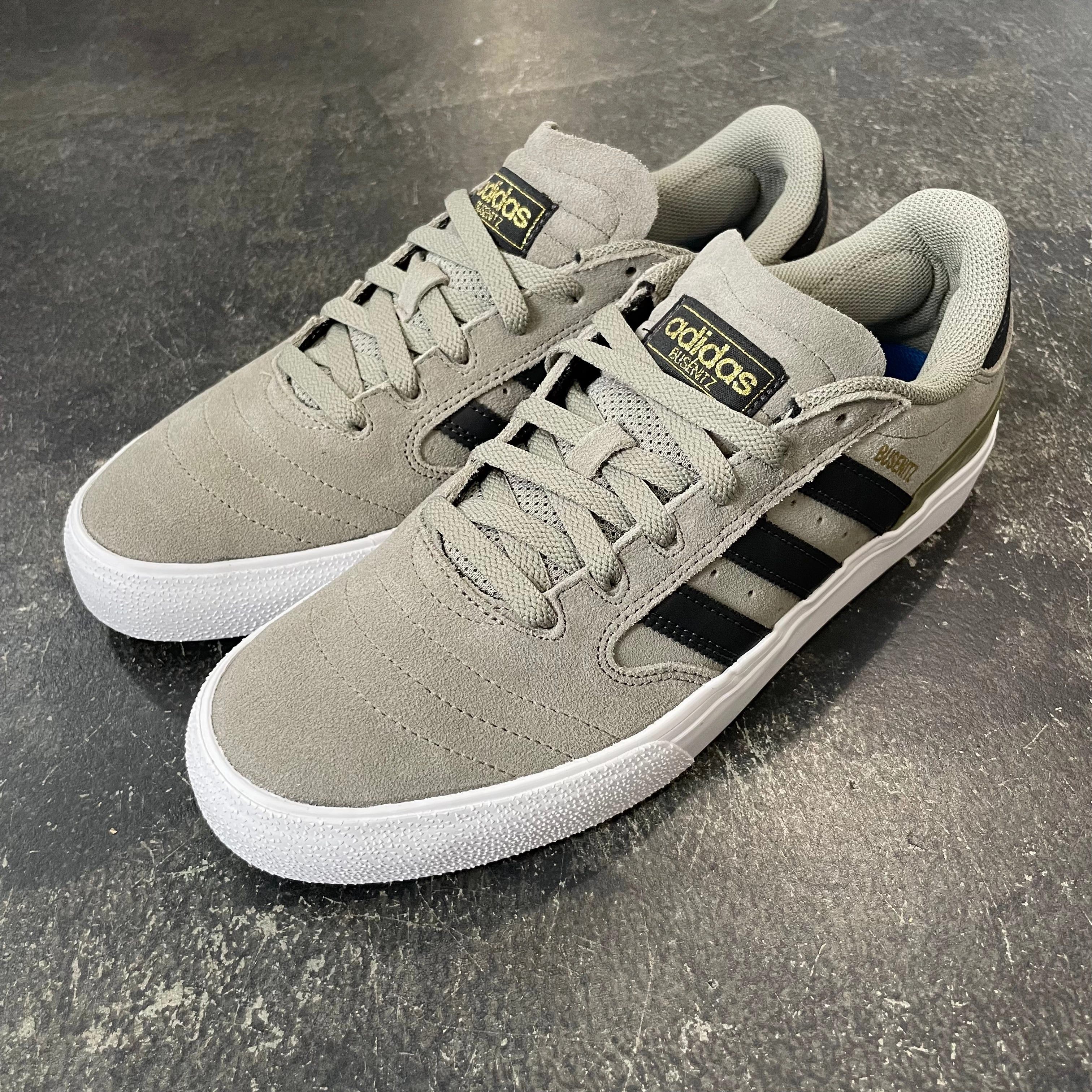 Adidas Busenitz Vulc II Silver Pebble/Carbon Adidas Ae Shoes