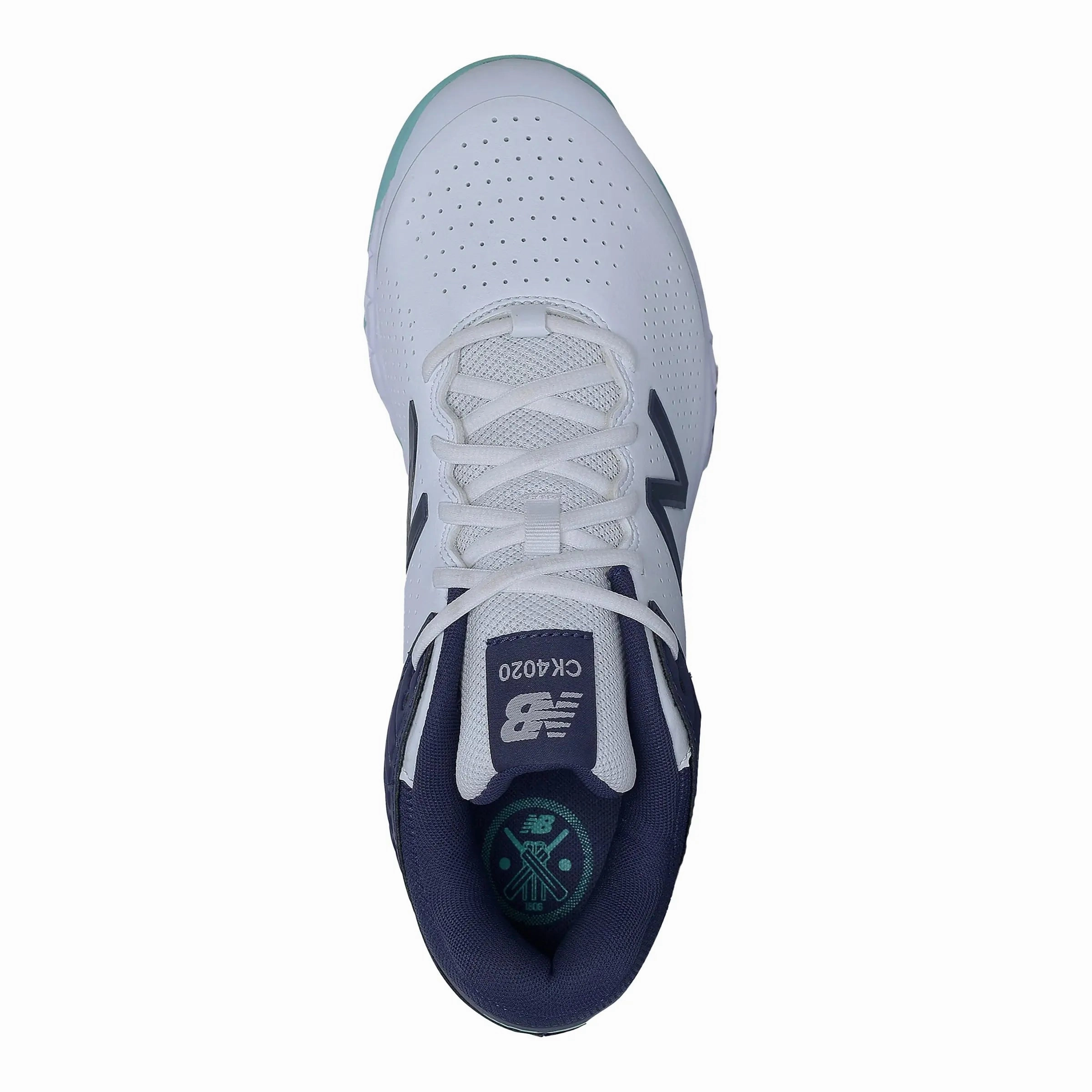 New Balance CK4020-j4  Cricket Shoes White-jade New Balance Store Lubbock