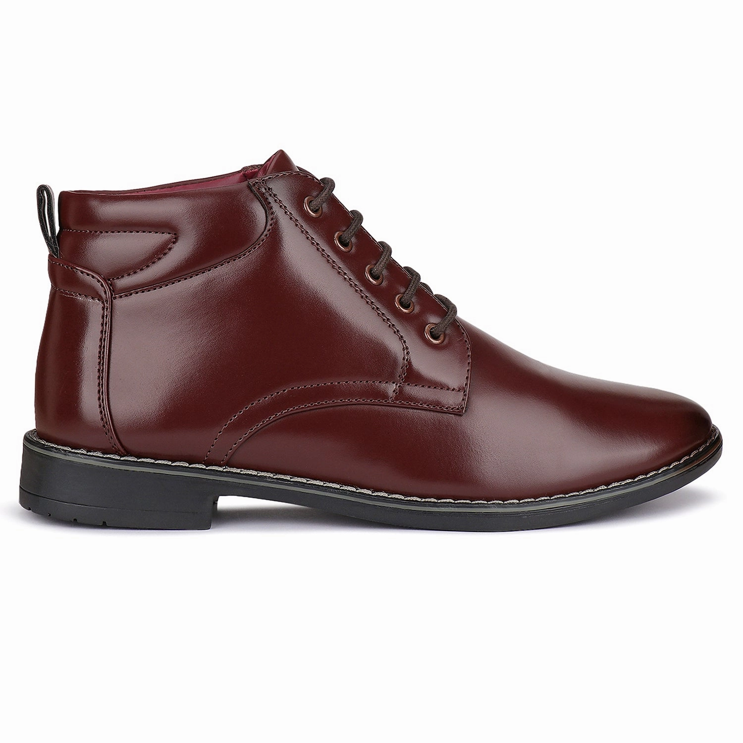 Bersache Comfortable Formal Outdoor Stylish Officewear Partywear Shoes For Men 9094(Brown) Felt Sole Slippers