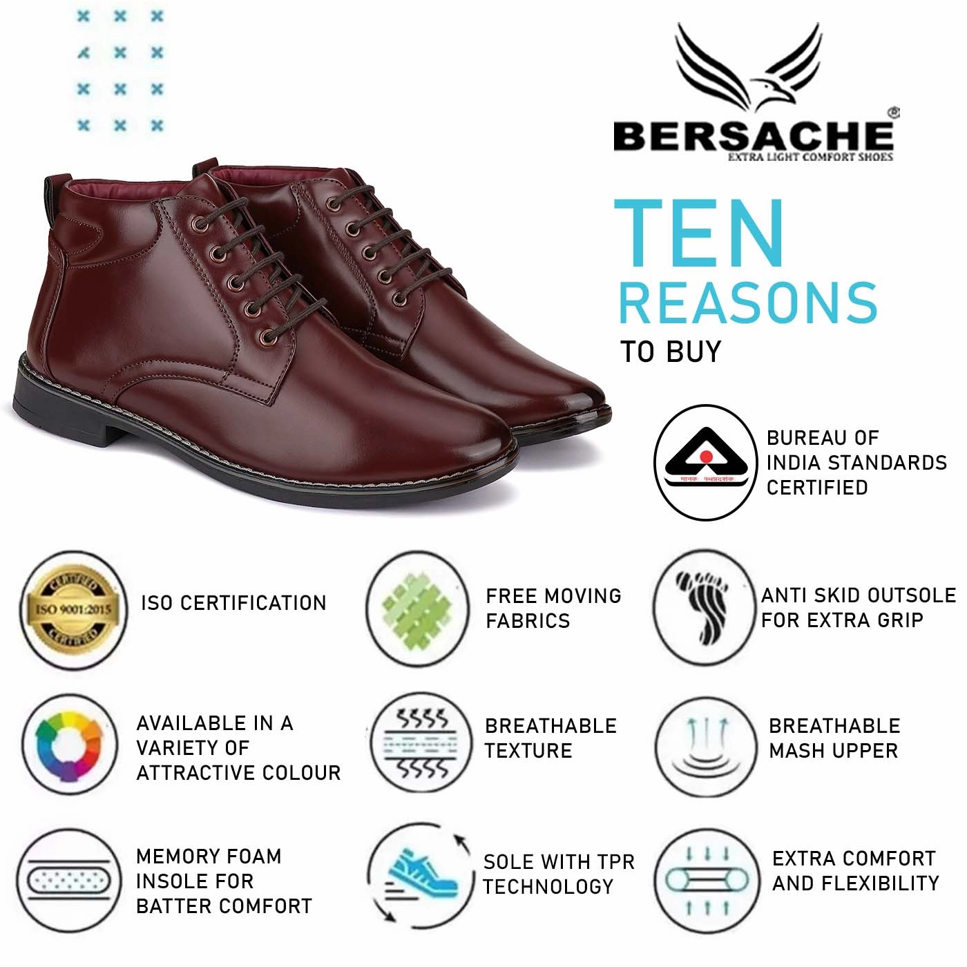 Moodpop Slippers Bersache Comfortable Formal Outdoor Stylish Officewear Partywear Shoes For Men 9094(Brown)