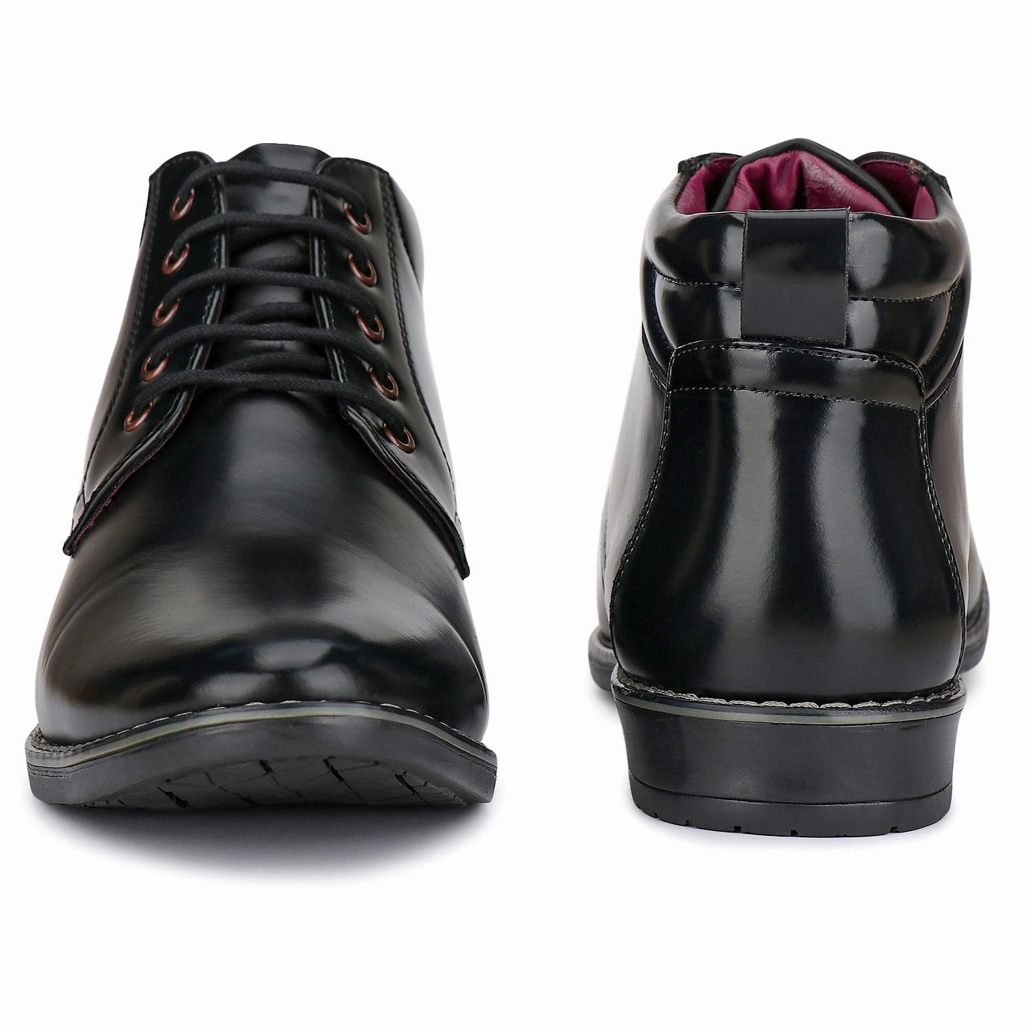 Bersache Comfortable Formal Outdoor Stylish Officewear Partywear Shoes For Men 9092(Black) Inexpensive Slippers For Guests