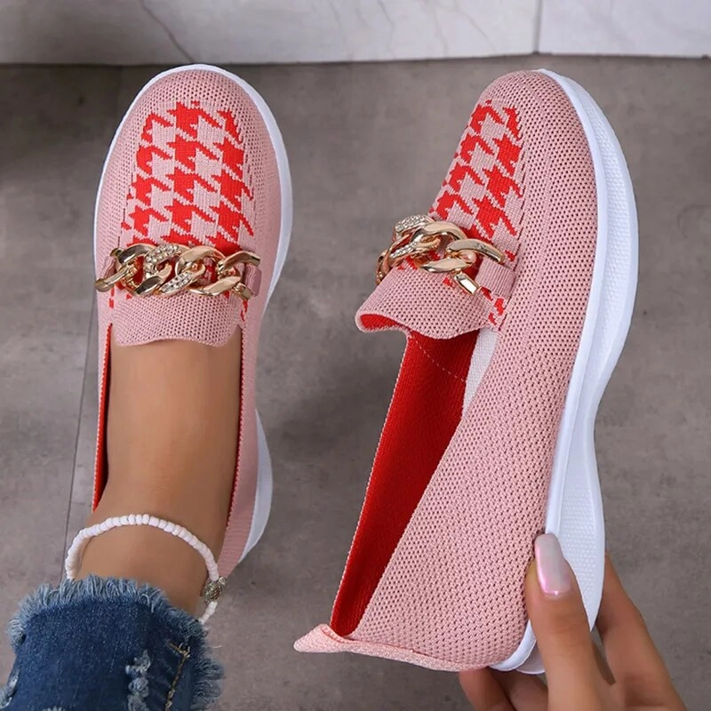 Cliffs By White Mountain Loafers Comfortable loafers for women, casual loafers for women with chain decor