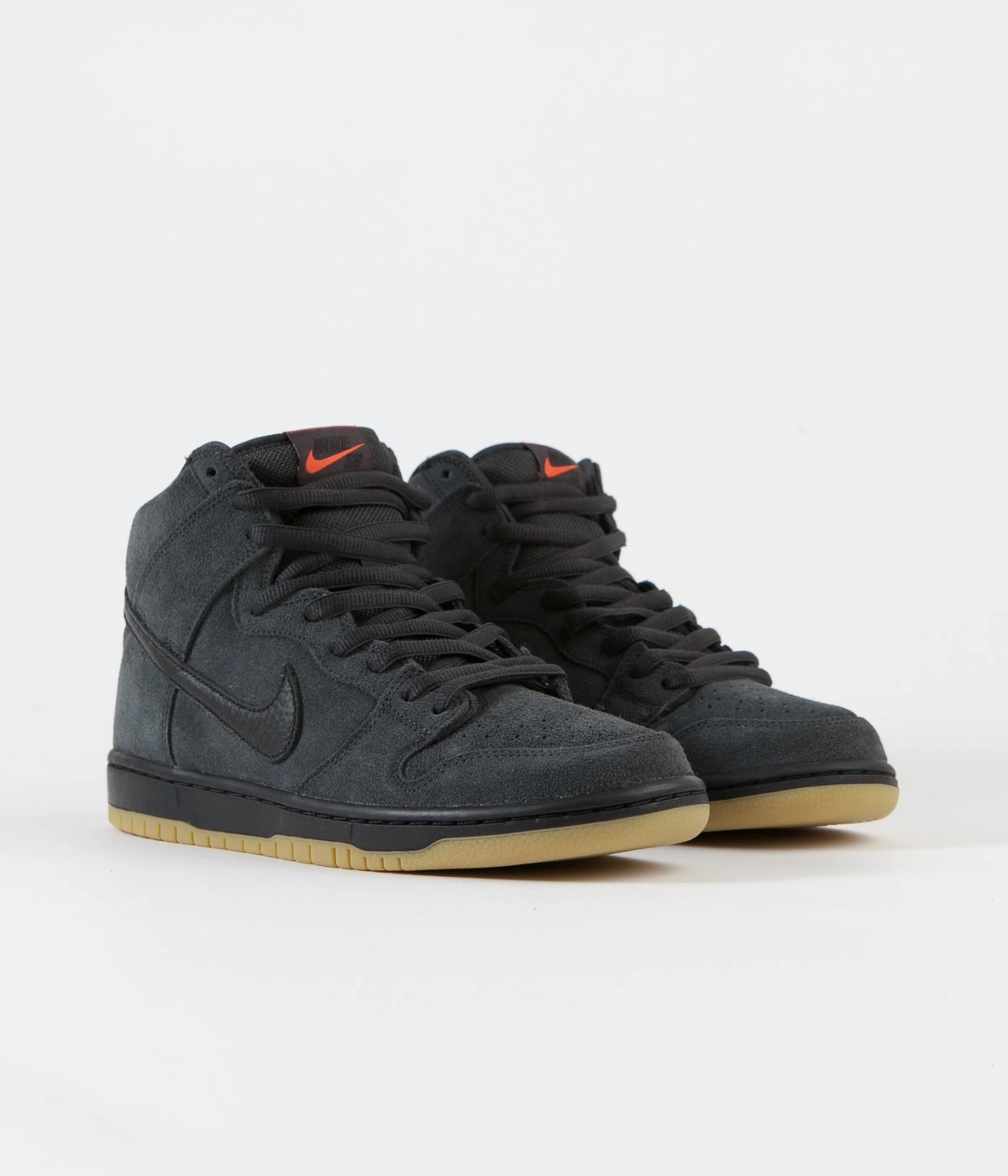 Asics Gel Contend Shoes Nike SB Orange Label Dunk High Pro Shoes - Dark Smoke Grey / Black - Dark Smoke Grey  - White