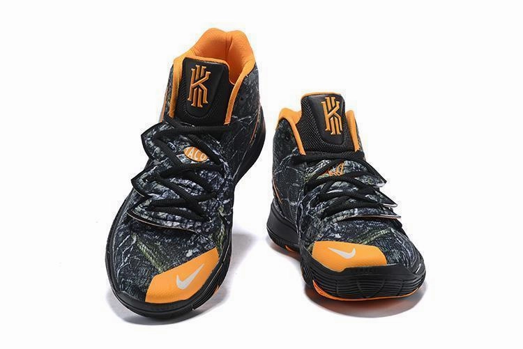 Nike Kyrie 5 Camoplage Orange Men Basketball Shoes Sale Size US 7,8,8.5,9.5,10,11,12 Different Types Of Asics Running Shoes