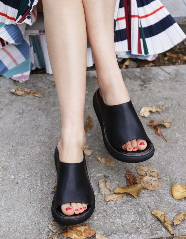 Easy Knit Slippers Free Pattern Summer Beach Holiday Wedges Women Slippers