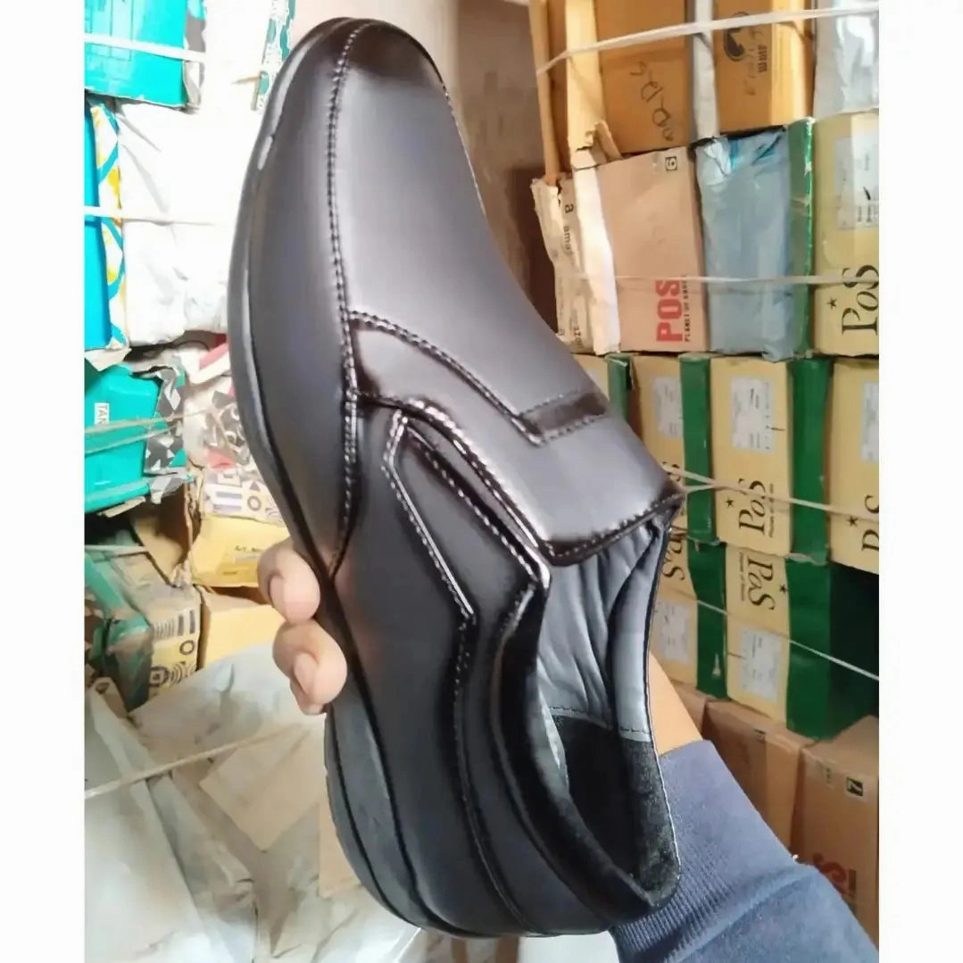 Loafers Brown Formal Synthetic Slip-on Leather Loafer Mesh Loafers