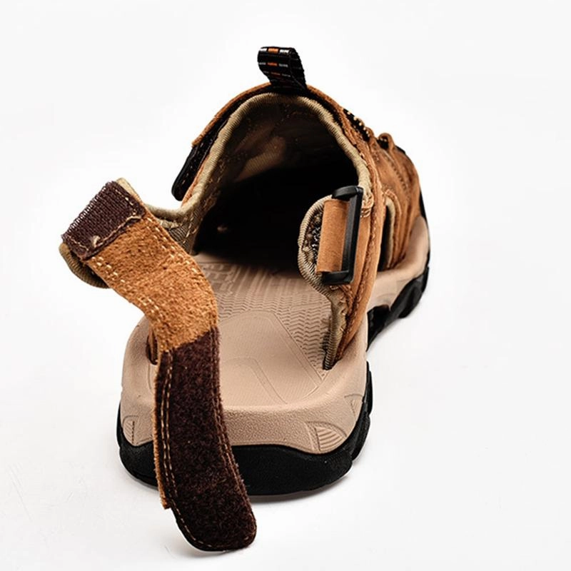 Men's Outdoor Casual Leather Sports Sandals Bootie Sandals