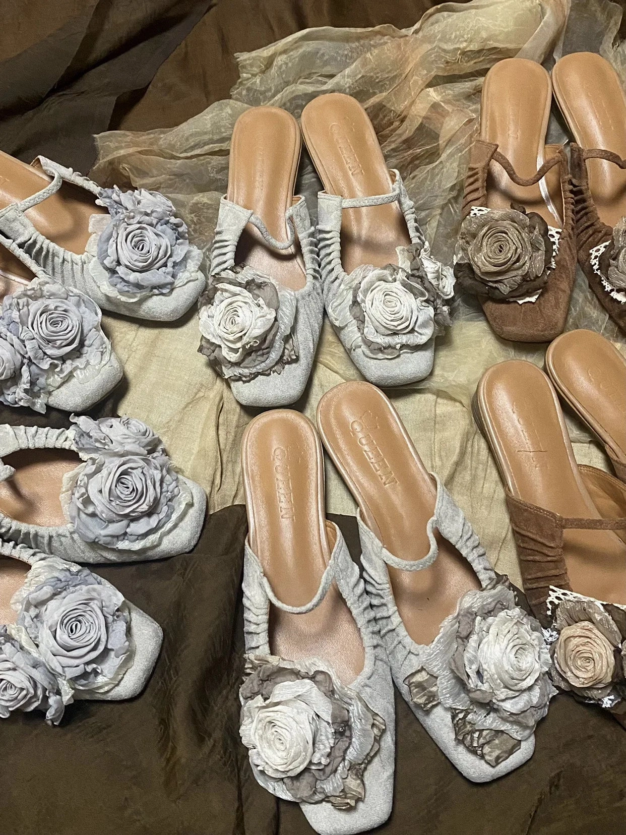 MQTIME  -  Women Slippers Summer Sandals flower Casual Flat Shoes Female Casual Summer Shoes for Women Flip Flop Flats Chaussure Femme Mermaid Slippers