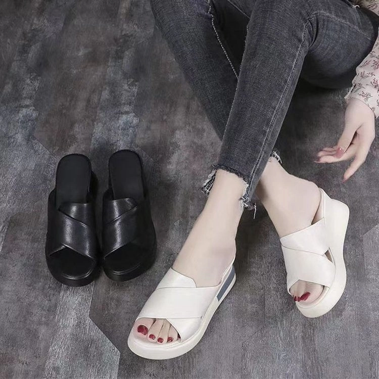 Comfy Walking Sandals Contemporary Open-toe Sandals With 7cm Mid-heel