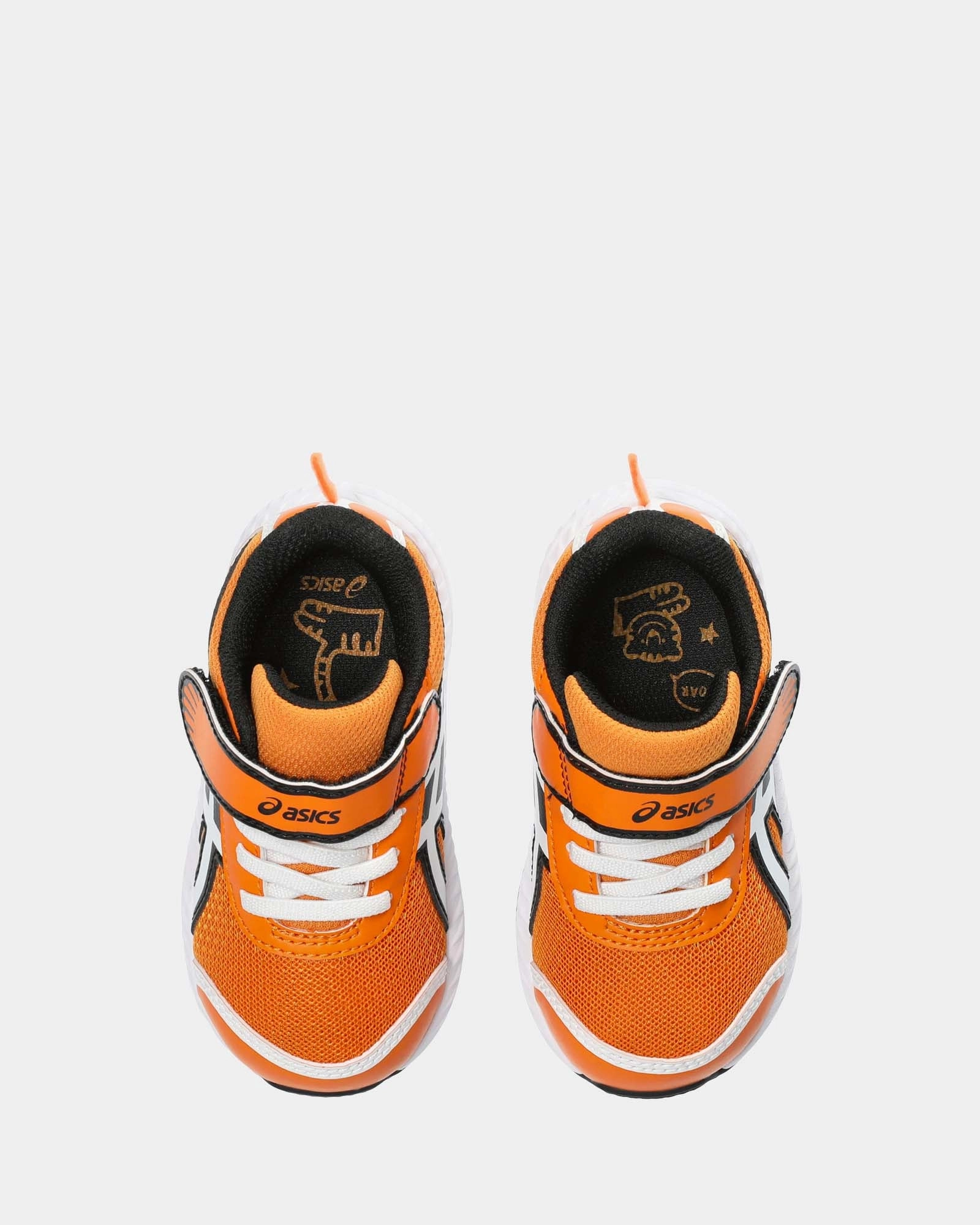 The Asics Shoes Contend 8 School Yard Infant Bright Orange/White