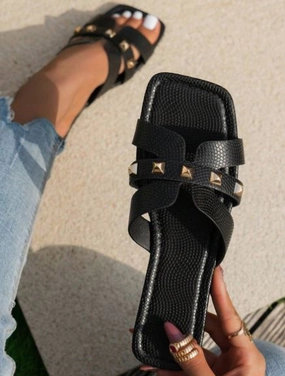 Faux Fur Platform Slippers Shein Fashion Casual Style Open Toe Roman Style Flat Slipper, Size: 39 /