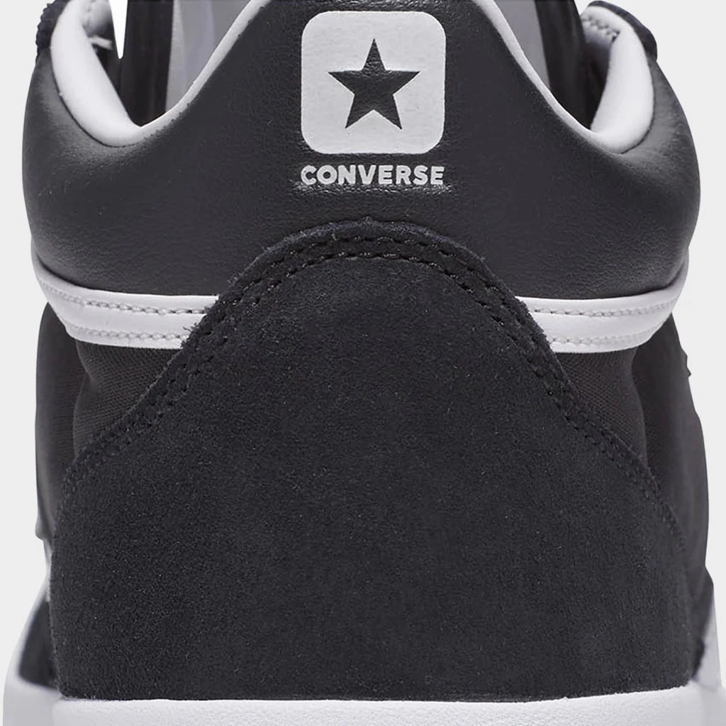 Converse Fastbreak Pro Mid: Black/White/Black Used Asics Running Shoes