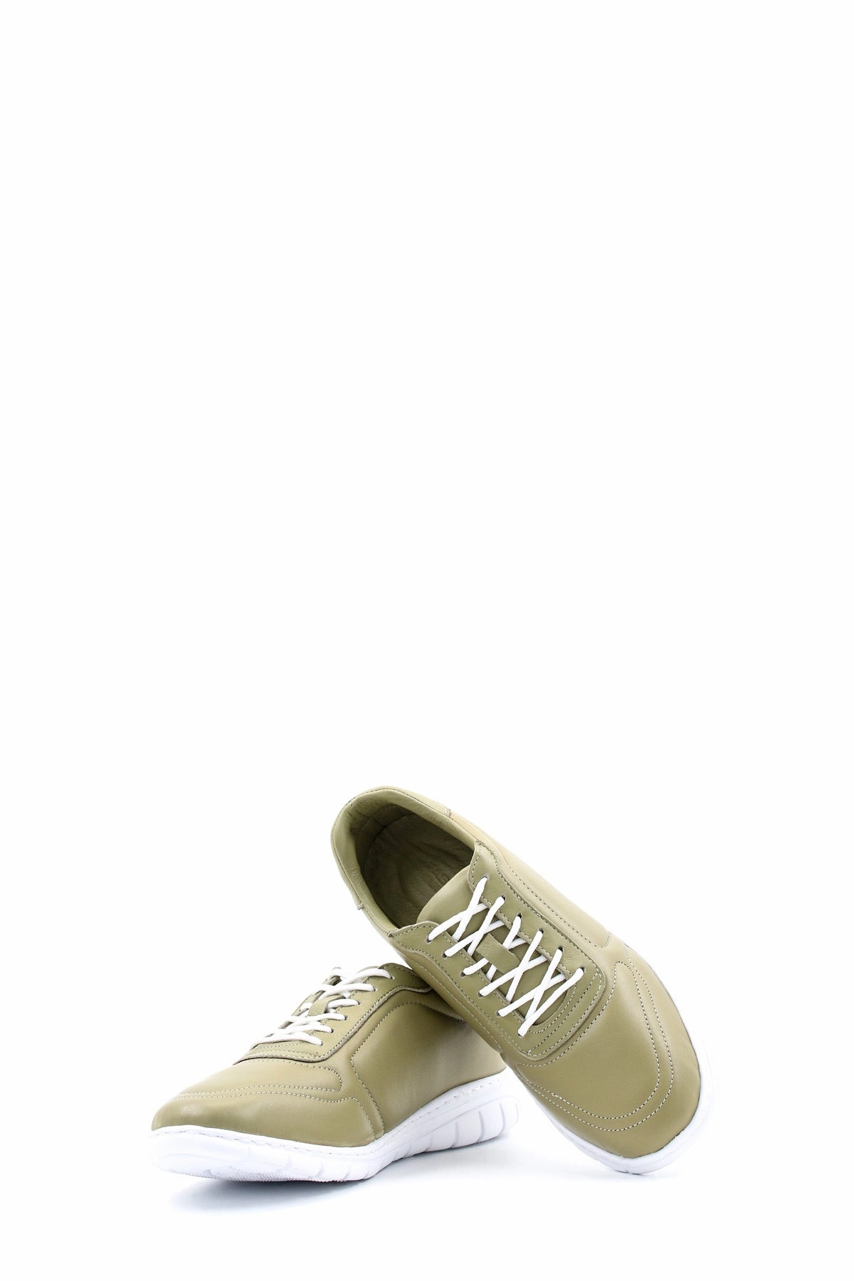 Casual 80s Shoes FST Genuine Leather Women's Casual Shoes 950ZAS-8023 Avocado - Lethbridge