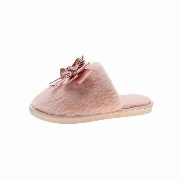 COOTELILI Women Home Slippers Winter Warm Shoes Woman Slip on Flats Slides Female Faux Fur Slippers Women Shoes Closed Toe Summer Bedroom Slippers