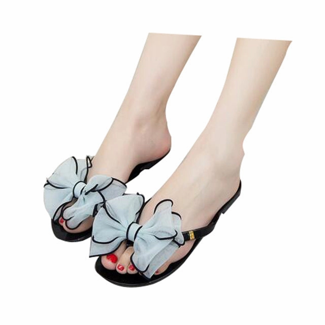 Best Flip Flops During Pregnancy HEE GRAND Bowtie Flip Flops Summer Style Gladiator Slippers Slip On Beach Shoes Woman Sweet Slippers Women Shoes XWZ2722