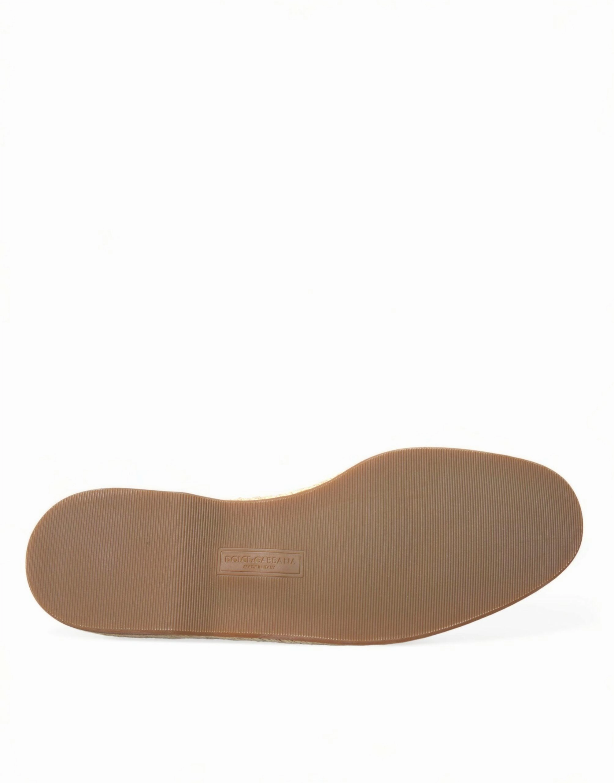 Dolce & Gabbana Red Sequined Loafers Slippers Men Shoes Country Store Slippers